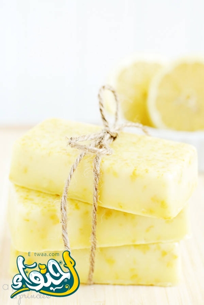 صابون الليمون محلي الصنع