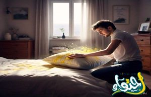 كيف تنظف الوسادة الملطخة ببقع صفراء