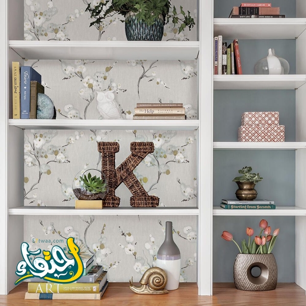 Use stylish shelves to store items.