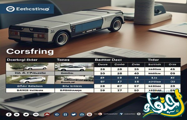 فولتات بطاريات السيارات الكهربائية: حسب الطراز .. والنوع